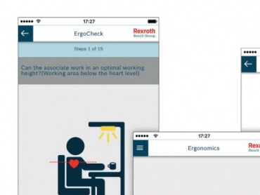 Bosch Rexroth sistem ergonomskih radnih mesta - Fit4Ergonomics: besplatna aplikacija za optimizaciju radnih stanica