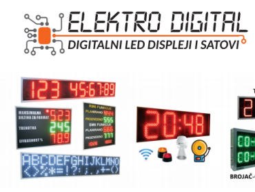 ELEKTRO DIGITAL - Digitalni led displeji i satovi