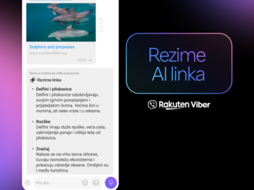 Rakuten Viber predstavlja AI rezime linkova - sažeti prikaz veb-stranice u vašem četu